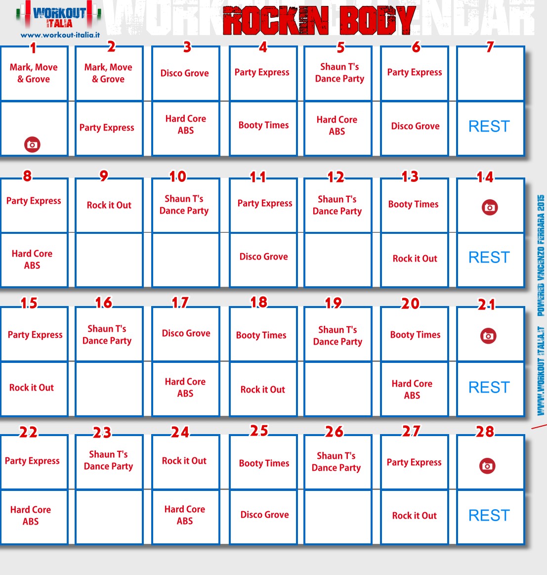 Rockin Body Workout Schedule EOUA Blog