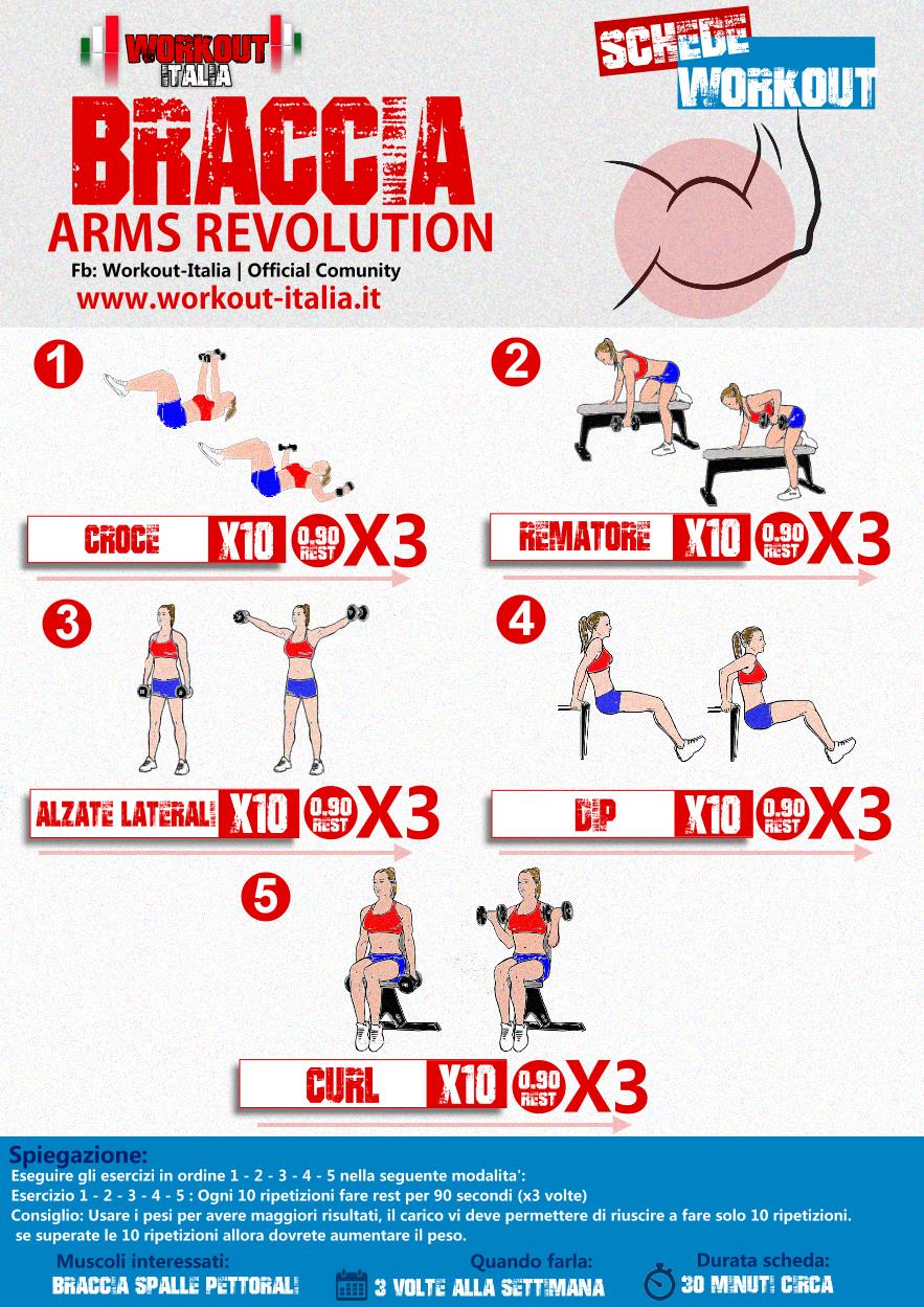 armsrevolution-scheda-workout-allenamento-braccia ... - 883 x 1249 jpeg 221kB