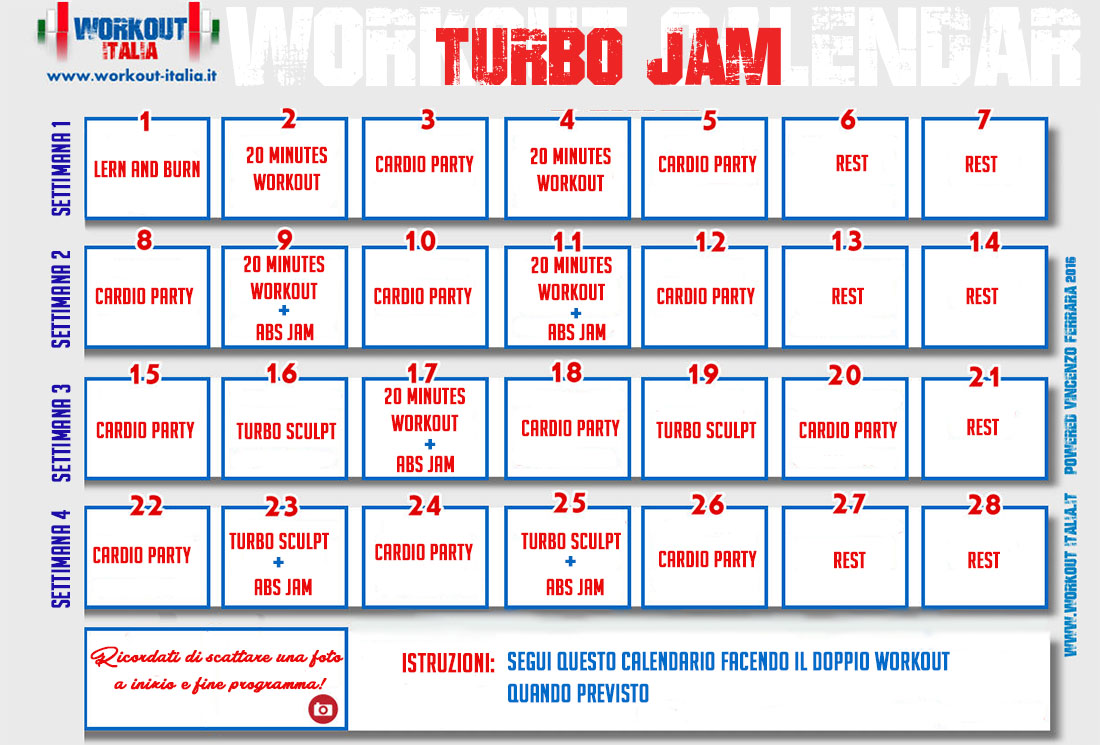 Turbo Jam Chalene Johnson Workout WorkoutItalia