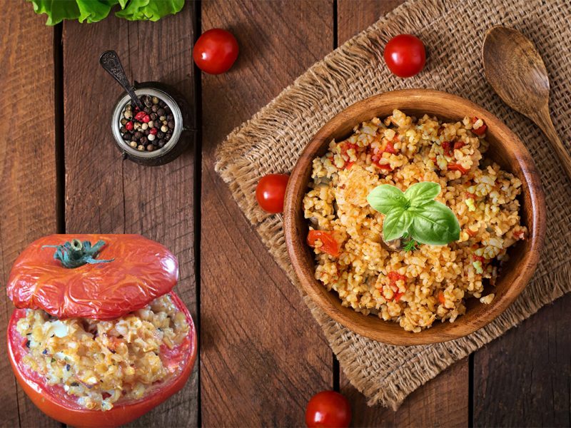 Pomodori con bulgur